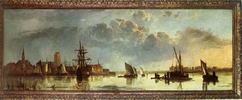 Aelbert Cuyp View on the Maas at Dordrecht